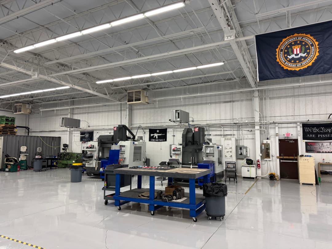 CNC machining area
